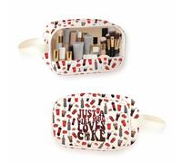 Fizzy Drink Gift Just A Girl Who Loves Soda Clear Makeup Bag Summer Trip Gift Soda Drinker Lover ClearTravel Toiletry Bag, Loves C C-Makeup