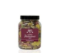 Fizzy Jelly Mix 1.8kg Medium Sweet Jar - A Personalised Gift Jar Filled with Your Favourite Retro Sweets! Happy Valentine’s Day