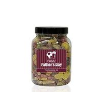 Fizzy Jelly Mix 1.8kg Medium Sweet Jar - A Personalised Gift Jar Filled with Your Favourite Retro Sweets! Happy Father’s Day