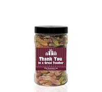Fizzy Jelly Snakes 1kg Small Sweet Jar- A Personalised Gift Jar Filled with Your Favourite Retro Sweets! (Thank You to a Great Teacher)