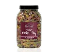 Fizzy Jelly Snakes 2.2kg Large Sweet Jar - A Personalised Gift Jar Filled with Your Favourite Retro Sweets! (Happy Mother’s Day)