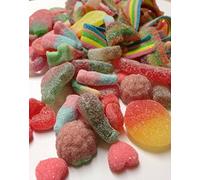 Fizzy Pick 'n' Mix Sweet Bag | 1kg Bulk Assortment | Chewy Gummy Candy with a Fizzy Coating