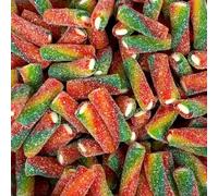 Fizzy Rainbow Pencil Bites 2kg Share Bag by The Gourmet Sweet Company