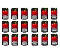 Fizzy Soft Drink Cans 330ml - Assorted Sugar Free Flavours - Refreshing Carbonated Beverage Pack - Tng (18, Cherry)
