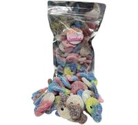 Fizzy Sour Skulls Mix - 1kg Bulk Pouch - Pick and Mix Sweets - Skull Sweets in a Resealable Pouch By Sweetish
