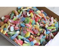 Fizzy Sweets Online - Sugar Rush Sweeties Mixed Fizzy Sweet Box, 25+ Varieties, Assorted Flavours, Tangy & Sweet, 700g - 2kg (2kg bag)