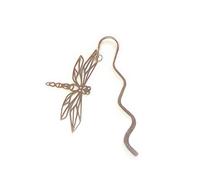 FizzyButton Gifts Dragonfly mini Bookmark with Stainless Steel Origami Style Charm, in Gift Bag