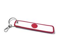 FizzyButton Gifts Japan Japanese Flag Keyring Key Ring Luggage Tag with Lobster Clasp