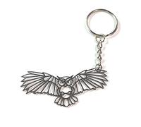 FizzyButton Gifts Origami Style Owl Keyring Key Ring