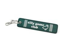 FizzyButton Gifts Silly Goose Club Keyring Key Ring Luggage Tag with Lobster Clasp