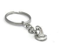 FizzyButton Gifts Witches' Wizard's Hat Keyring Key Ring with Silver Tone Charm and Keychain