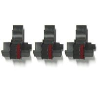 FJA Products Calculator Ink Rollers for use with Seiko IR-40T Black/Red Ink Rollers, Works for CASIO HR100LC, CASIO HR100T, CASIO HR100TE, CASIO HR100TE Plus (3 Pack Deal))