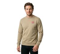 Fjall Raven - Men's organic cotton sweatshirt - 1960 Logo Badge Sweater M Fossil for Men - Size S - Beige Beige S
