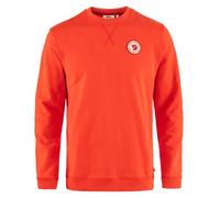 Men's Fjallraven 1960 Logo Badge Mens Sweatshirt - Orange - Size: 38/Regular