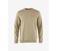 Fjallraven 1960 Logo Badge Mens Sweatshirt - Fossil 118 - Fossil 118 - XL