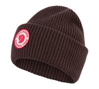 Fjällräven | 1960 Logo Hat | Ribbed Wool Hat | Black Oak One Size