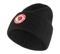 Fjällräven | 1960 Logo Hat | Ribbed Wool Hat | Black One Size