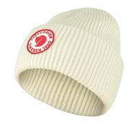 Fjällräven | 1960 Logo Hat | Ribbed Wool Hat | Chalk White One Size