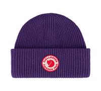 Fjällräven | 1960 Logo Hat | Ribbed Wool Hat | Dark Violet One Size