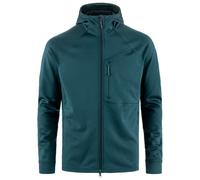 Fjällräven - Abisko Grid Fleece Hoodie - Fleece jacket size L, blue