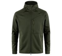 Fjällräven - Abisko Grid Fleece Hoodie - Fleece jacket size L, olive