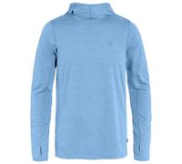 Fjällräven - Abisko Sun-Hoodie - Sport shirt size M, blue