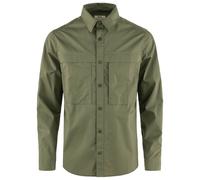 Fjall Raven - Stretch shirt - Abisko Trail Shirt LS M Green for Men - Size XL - Khaki Khaki XL