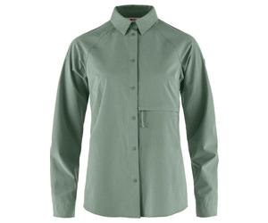 Fjällräven Abisko Trekking Long Sleeve Shirt Green L Woman