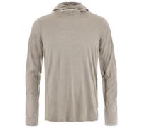 Fjällräven - Abisko Wool Hoodie - Merino shirt size XL, light fossil