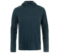 Fjällräven - Abisko Wool Hoodie - Merino shirt size XXL, blue
