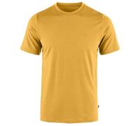 Fjällräven Abisko Wool Short Sleeve T-shirt Yellow L Man
