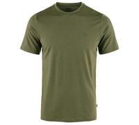 Fjällräven - Abisko Wool S/S - T-shirt size M, olive
