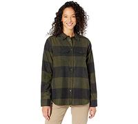 FJÄLLRÄVEN Canada Shirt LS W Shirt Feminine Neckline Long Sleeve Cotton, Polyamide (PA), Polyester, Wool - Shirts and Shirts (Shirt, Adult, Feminine, womens, Fog-Chalk White, XS