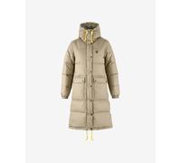 Fjällräven Expedition Long Down Parka hooded jacket beige women - XXS