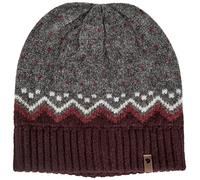 Fjällräven F78128-356 Övik Knit Hat, Dark Garnet, One Size