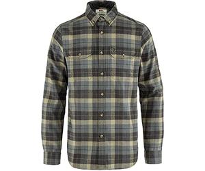 Fjällräven F81373-046-018 Singi Heavy Flannel Shirt, Men, Super Grey/Stone Grey, L