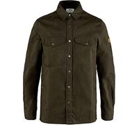 Fjällräven F90655-633 Singi Overshirt, Men, Dark Olive, L