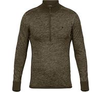 Fjällräven F90838-633 Värmland Woolterry Half Zip, Men, Dark Olive, XXXL