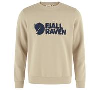 Fjall Raven - Organic cotton sweatshirt - Fjällräven Logo Sweater M Fossil for Men - Size L - Beige Beige L