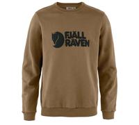 Fjall Raven - Men's organic cotton sweatshirt - Fjällräven Logo Sweater M Wood Brown for Men - Size XXL Brown XXL