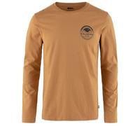 Fjällräven - Forever Nature Badge L/S T-Shirt - Longsleeve size M, orange