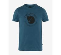 Fjällräven Fox Short Sleeve T-Shirt Solid Blue - XXL