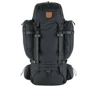 Fjall Raven - 65L trekking backpack - Kajka 65 M/L Coal Black in Nylon Black