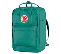 Fjallraven Kanken Laptop 17'' Frost Green, Size 20l - Unisex School and Office Backpack, Color Green
