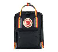 Fjallraven Kanken Rainbow Mini Black Rainbow Pattern