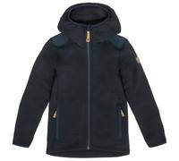 Fjällräven - Kid's Keb Fleece Hoodie - Wool jacket size 128, blue/black