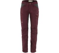 Fjällräven Ladies Kaipak Trousers Curved W Pants, Dark Garnet-Dark Grey, 38 EU