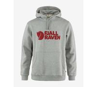 Fjällräven Logo Hoodie Grey - L