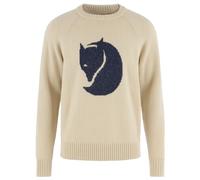 Fjällräven | Fjällräven Logo Knit Sweater | Men's | Mens Wool Jumper | Light Beige S