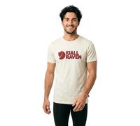 Fjällräven - Fjällräven Logo - T-shirt size L, sand/white